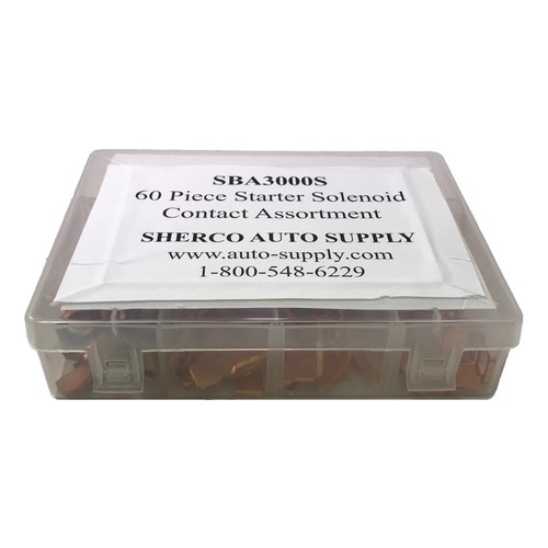 60 Pcs Starter Copper Solenoid Contacts Assortment Kit for NipponDenso 12 Types - Picture 3 of 5