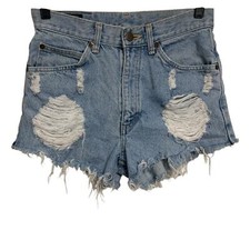 Vintage Lee Riders Cut Off Jean Shorts Womens Size 29