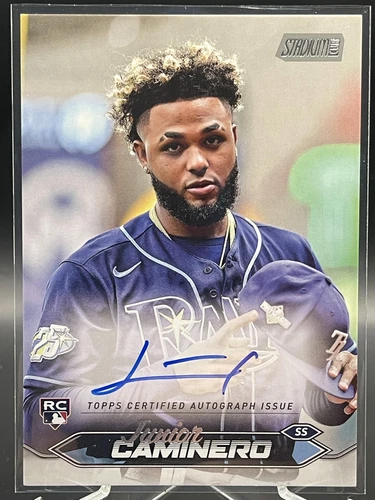 2024 Topps Stadium Club - Autographs #SCBA-JC Junior Caminero (AU, RC)