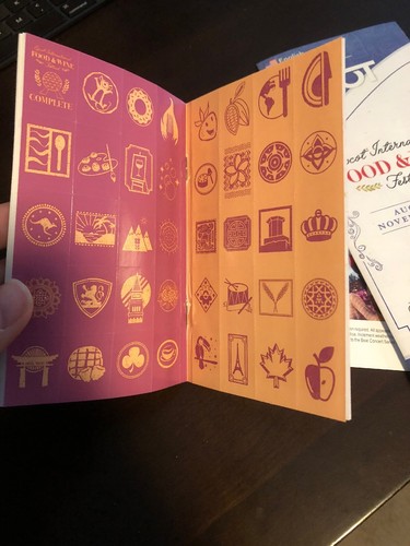 Disney Epcot Food & Wine Map Guide Flier New Epcot Forever Oct 19 - Picture 6 of 8
