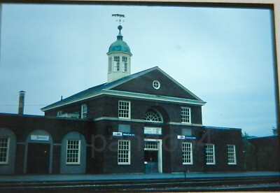 RR TRAIN Slide Passenger Station White River Junction Vermont 1976 E4