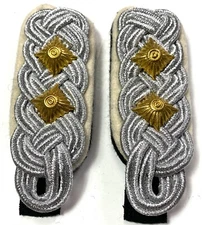 WWII GERMAN WAFFEN COLONEL Standartenführer TUNIC SHOULDER BOARDS-INFANTRY
