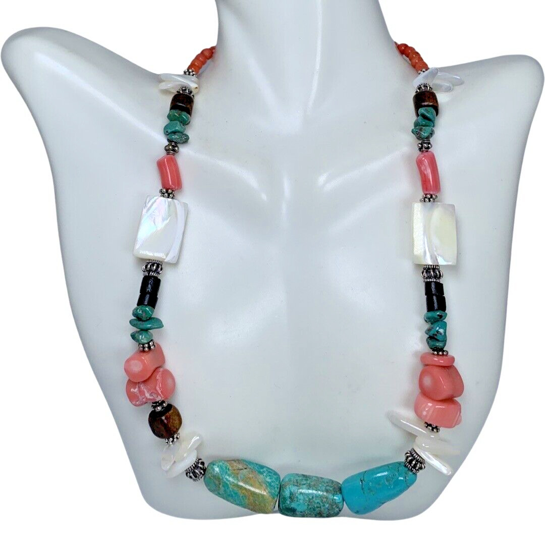 Museum Vintage Navajo Native American Jewelry jewelry 'Triangular Bead' Dancing Kokopelli Turquoise Necklace Museum Vintage Navajo Native American Jewelry jewelry 'Triangular Bead' Dancing Kokopelli Turquoise Necklace