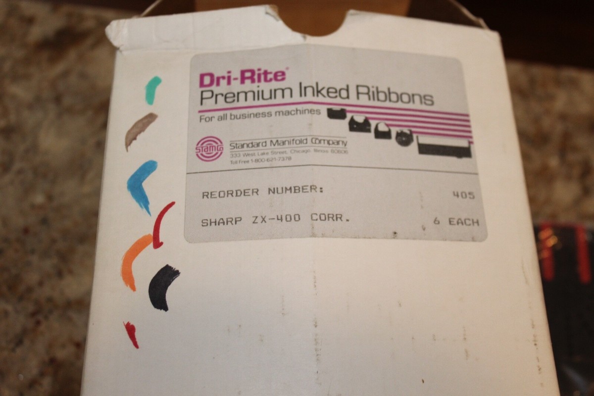 Compatible Ribbon Black For Sharp ZX400 ( Pcs) for sale online | eBay