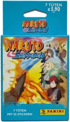 Panini NARUTO Shippuden Sticker – 1x Eco Blister  je 7x Stickertüten - Bild 1 von 2