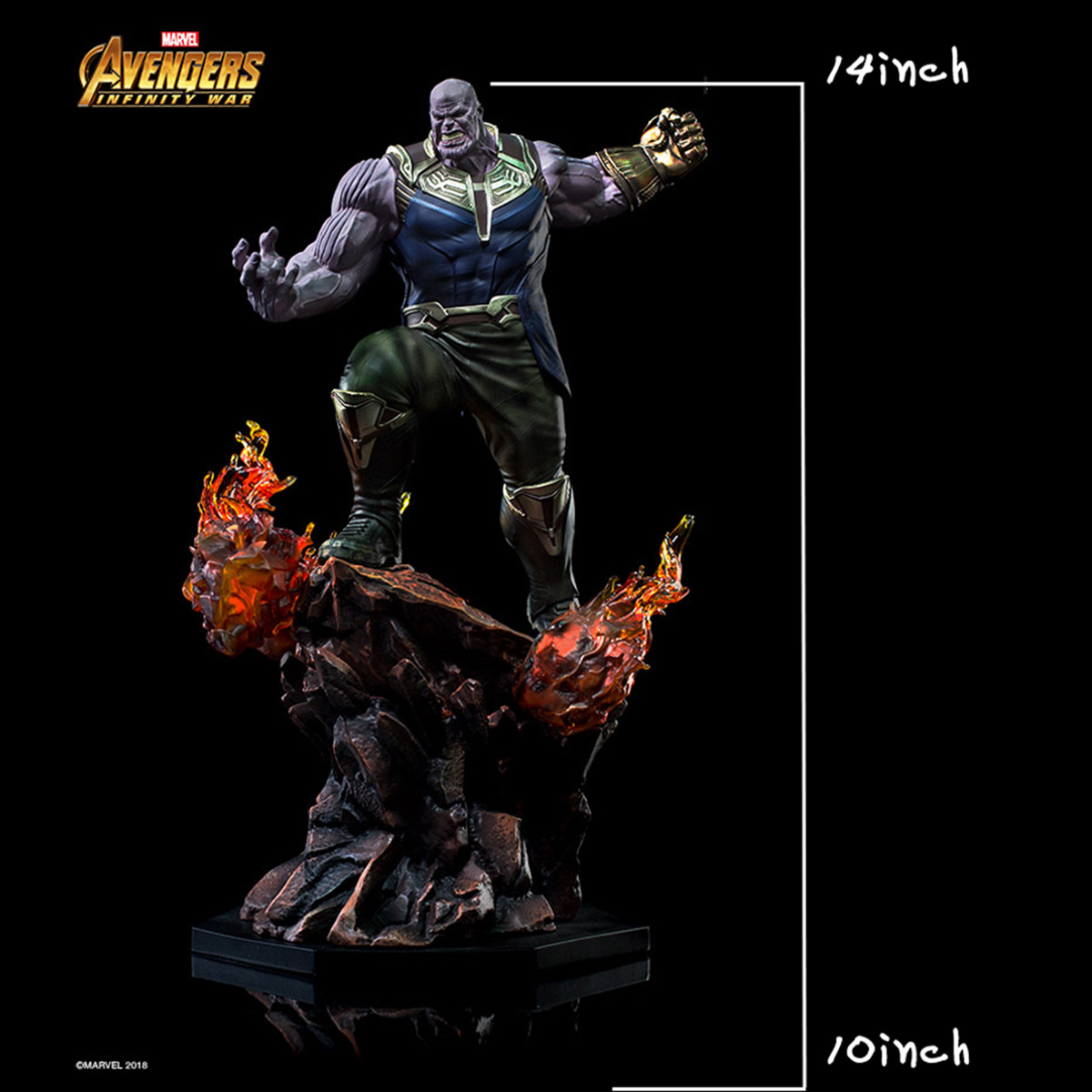 InStock IRON STUDIOS Thanos Art Scale 1/10 Avengers: Infinity War
