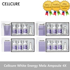 Cellcure White Energy Mela Ampoule 4x 4boxes 10mlx3pcs in a box Moisturizing