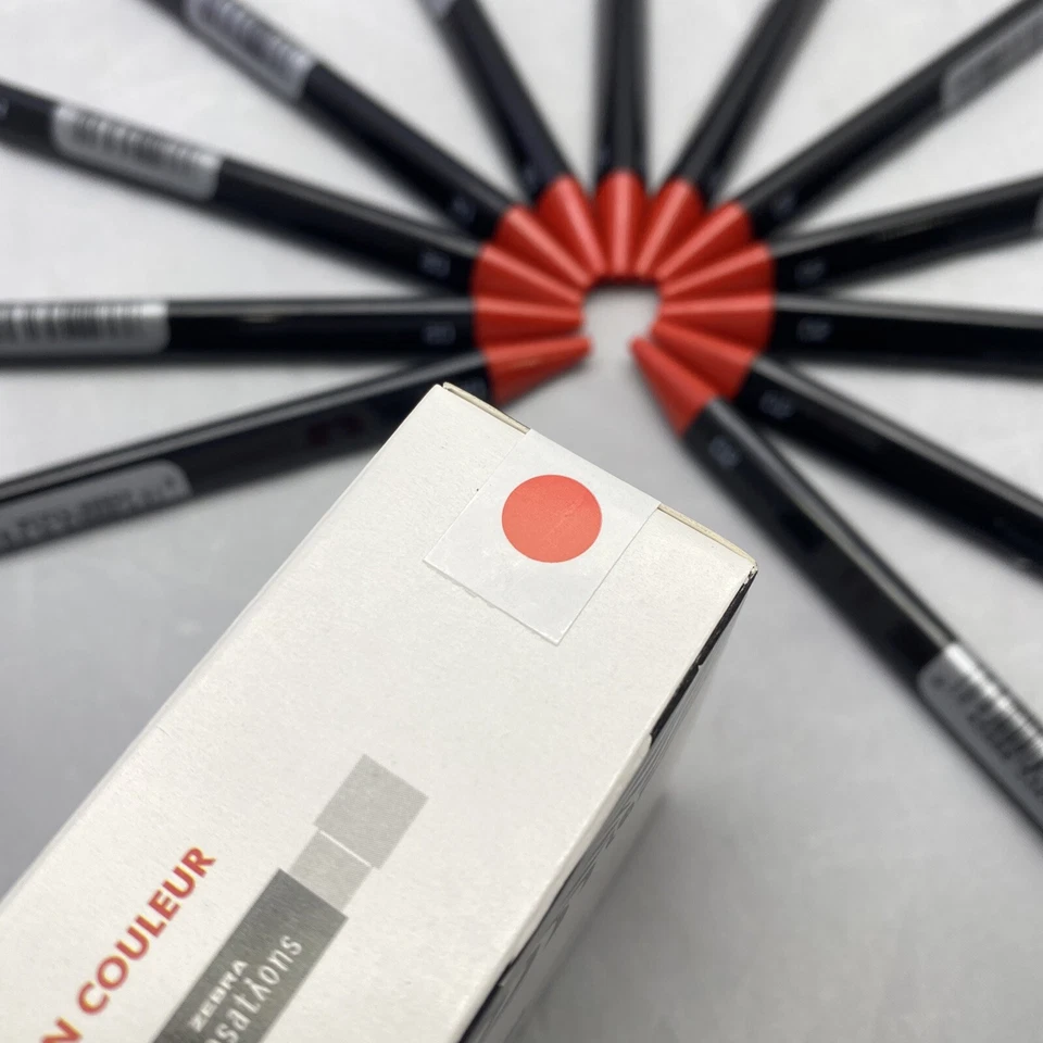 Lápis de cor mecânico RED Zebra “Zensations”, pacote com 12 novos, selados - Imagem 4 de 4