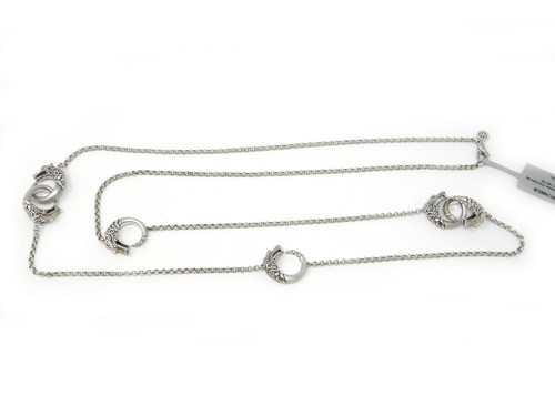 John Hardy Womens 36" Legends Naga Round Dragons Necklace 18k YG, Silver NWT - Picture 1 of 6