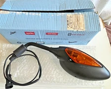 Left Mirror Turn Signal, 8834615 2008-2017 Moto Guzzi Stelvio 1200, Genuine OEM