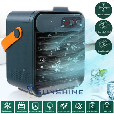 Portable Cooling Air, Portable Air Conditioner Cooling Fan Quiet with 3 Speed