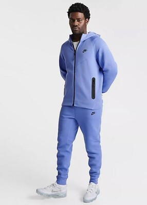 tech fleece tracksuit light blue