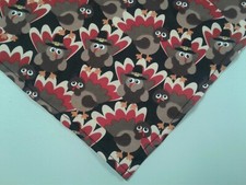 Buster Brown Dog Bandanas, Thanksgiving, Turkeys, XS, S, M, L