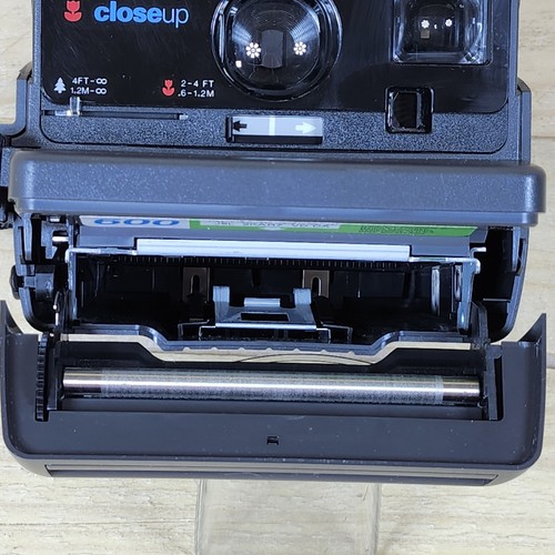 Vintage Polaroid One Step Close Up 600 Instant Film Flash Instant Camera W Strap - Bild 3 von 10