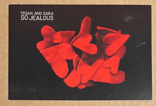 Tegan and Sara - So Jealous RARA Promo Tarjeta Coleccionable '04 - Imagen 1 de 2