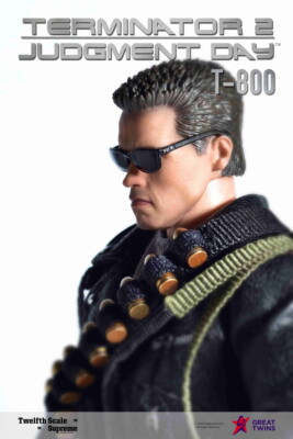 ターミネーター2 グレートツインズ T-800 1/12スケール Great Twins 1/12 Terminator 2 Judgment Day T-800 Action