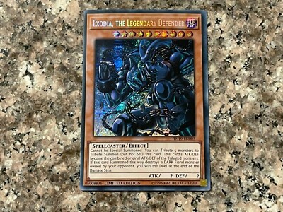 Exodia, The Legendary Defender! Secret Rare Limited Edition Yu-Gi