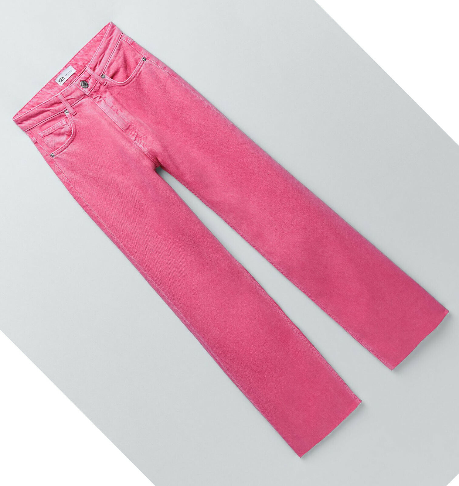 zara jeans pink