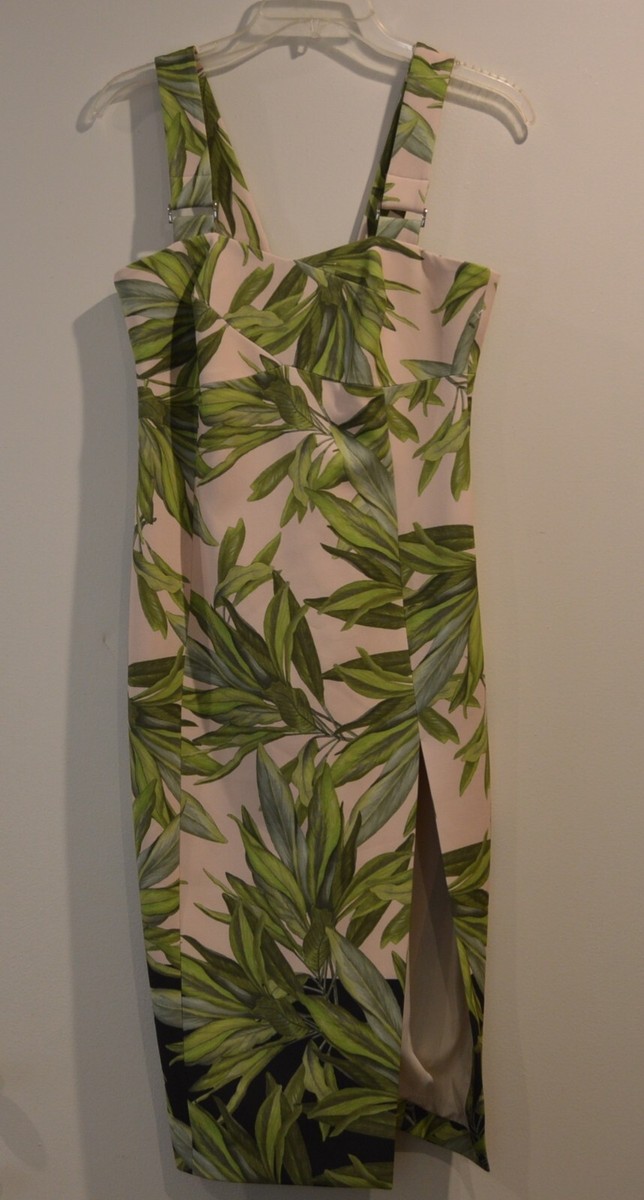 NWOT Karen Millen Size US6/UK10/EU38 Italian Structured Midi Dress Palm Leaf | eBay NWOT Karen Millen Size US6/UK10/EU38 Italian Structured Midi Dress Palm Leaf | eBay