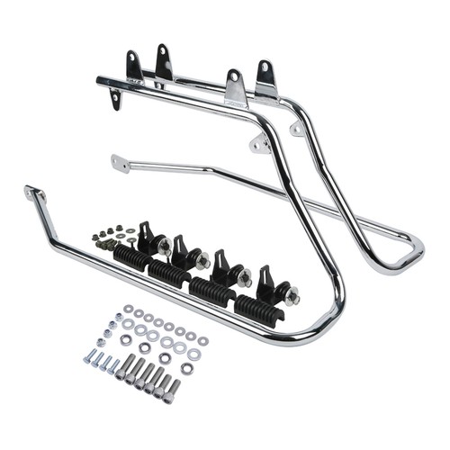 Saddlebags 5x7" Speaker Lid & Brackets Fit For Harley Softail Fatboy FLSTF 84-17 - Bild 8 von 9