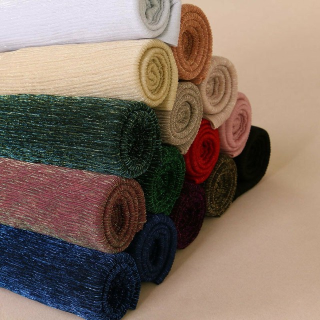Women's Glitter Scarf Pleated Shimmer Long Crinkle Hijab Shawl Head Wraps Turban Women's Glitter Scarf Pleated Shimmer Long Crinkle Hijab Shawl Head Wraps Turban