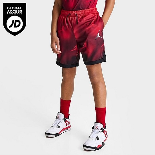 Air Jordan Sky Fade Boys Mesh Shorts 95D046 R78 Red Large NWT - Picture 6 of 6