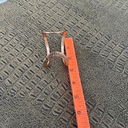 Karine sultan Minimalist Split Cuff rose gold tone Bracelet - Picture 8 of 8
