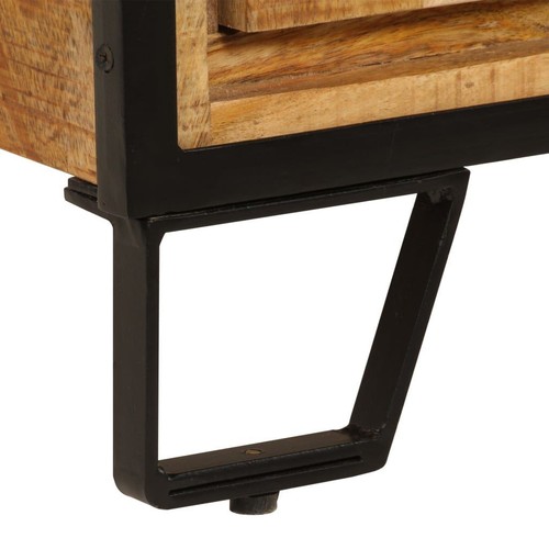 Lowboard TV Cabinet Stand Entertainment Storage Unit Solid Wood Home Furniture - Picture 10 of 11