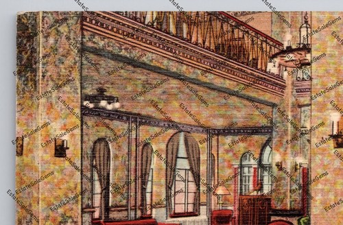 Vintage Postcard Hotel Will Rogers Lobby Claremore U S A - 第 8/14 張圖片