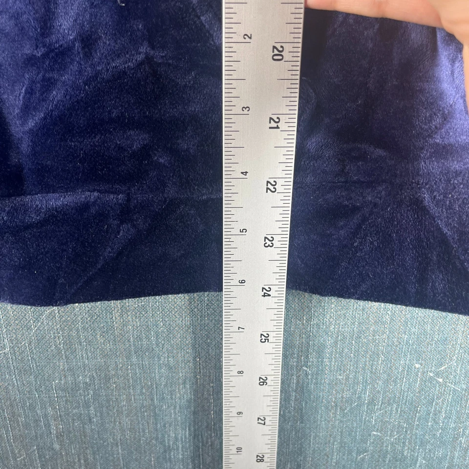 Traje de chándal Gloria Vanderbilt para mujer azul terciopelo sudadera con capucha pierna ancha talla S poliéster Foto 4 de 4