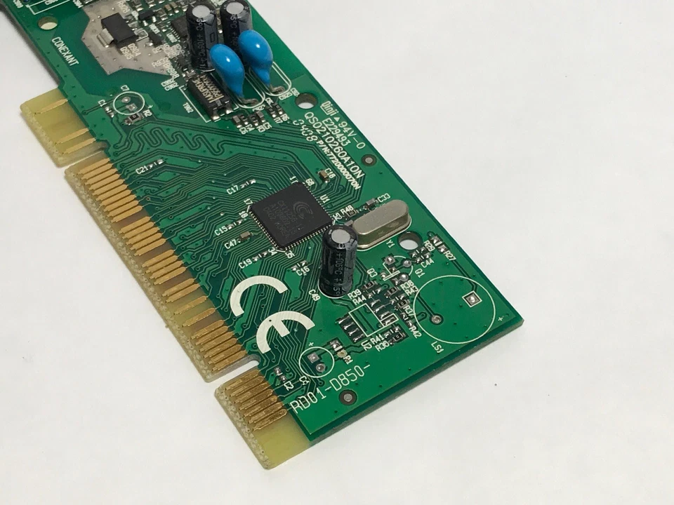 Conexant RD01-D850 56K V.92 PCI Data Fax Modem E229493 - Image 3 of 4