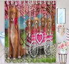 Nova Scotia Duck Tolling Retriever Shower Curtain Personalized Dog Designs Nwt