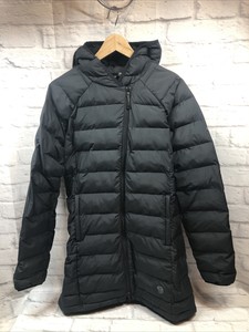 Mountain Hardwear Thermacity Womens Medium Black Parka Puffer Hooded Coat 96i | eBay