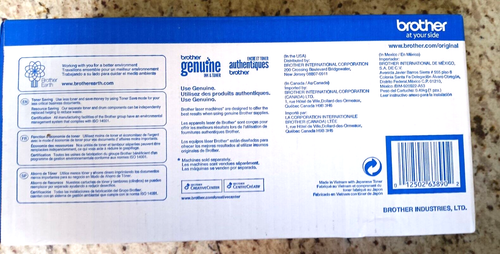 Brother TN630 Black Toner Cartridge NEW IN SEALED BOX - Picture 5 of 8