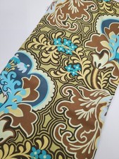 Amy Butler Fabric Floral Lotus Ancanthus Floral Blue Quilt Sew FAT QUARTER
