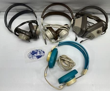 VINTAGE TELEX 610 MONO DUAL MINI-JACK INPUT OVER EAR HEADPHONE
