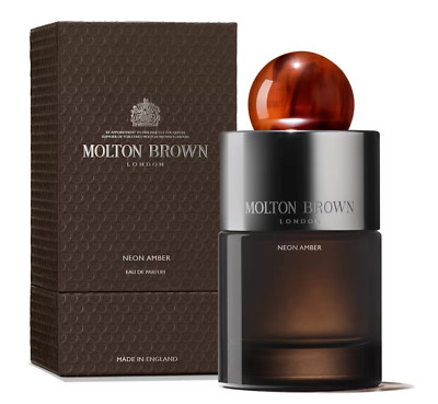 Molton Brown London Neon Amber Rose Eau De Parfum (Factory Sealed) 3.3  Fl Oz