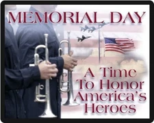Memorial Day A Time To Honor America's Heroes Refrigerator Magnet     