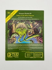 D&D Dungeon Module B3 - Palace of the Silver Princess