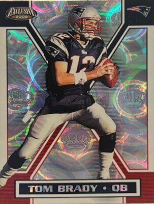 2002 Pacific Exclusive #97 Tom Brady 