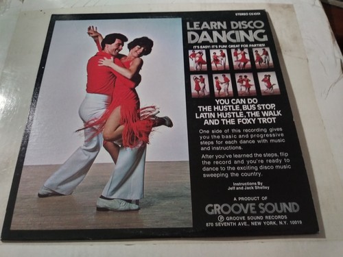 Jeff & Jack Shelley – Learn Disco Dancing VG++ Original Groove Sound Record 1976 - Picture 1 of 4