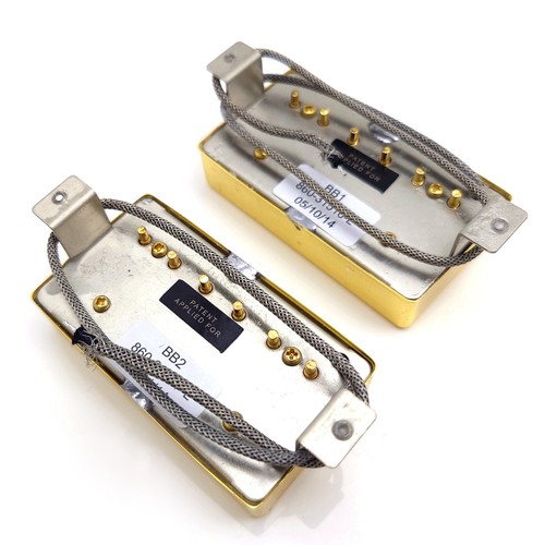 For Gibson Guitar Pickups Alnico 2 BB1 BB2 Humbucker Pickup with 2V2T Harness 2C - Picture 6 of 10