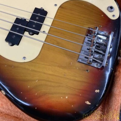 Fender 1977 Precision Bass 3 Tone Sunburst USA Vintage