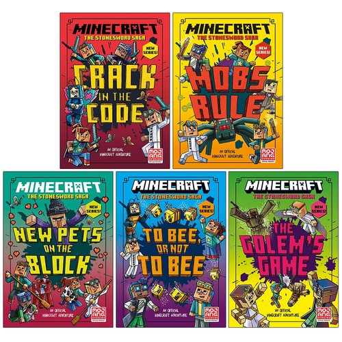 Minecraft Stonesword Saga Series by Nick Eliopulos 5 Books Set - Ages 7-10- PB - Picture 2 of 4