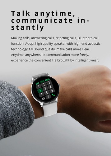 Colmi I10 Bluetooth Oproep Smart Horloge Voor Mannen En Vrouwen, Fitness Smartwa - Afbeelding 9 van 12