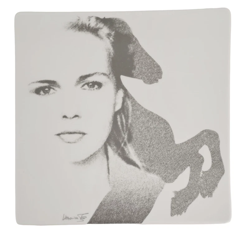 Piatto in Porcellana Rosenthal Celebrity Art VIP-Collection Veronica Ferres 30cm