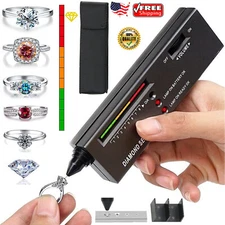 Diamond Tester Portable Gem Selector Gemstone Jeweler Tool Testing Kit Pen