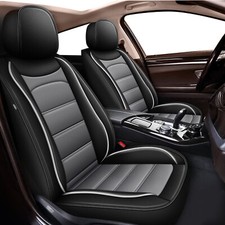 For Ford Explorer 2004-2024 Car Front Row 2-seat Covers Faux Leather Protector