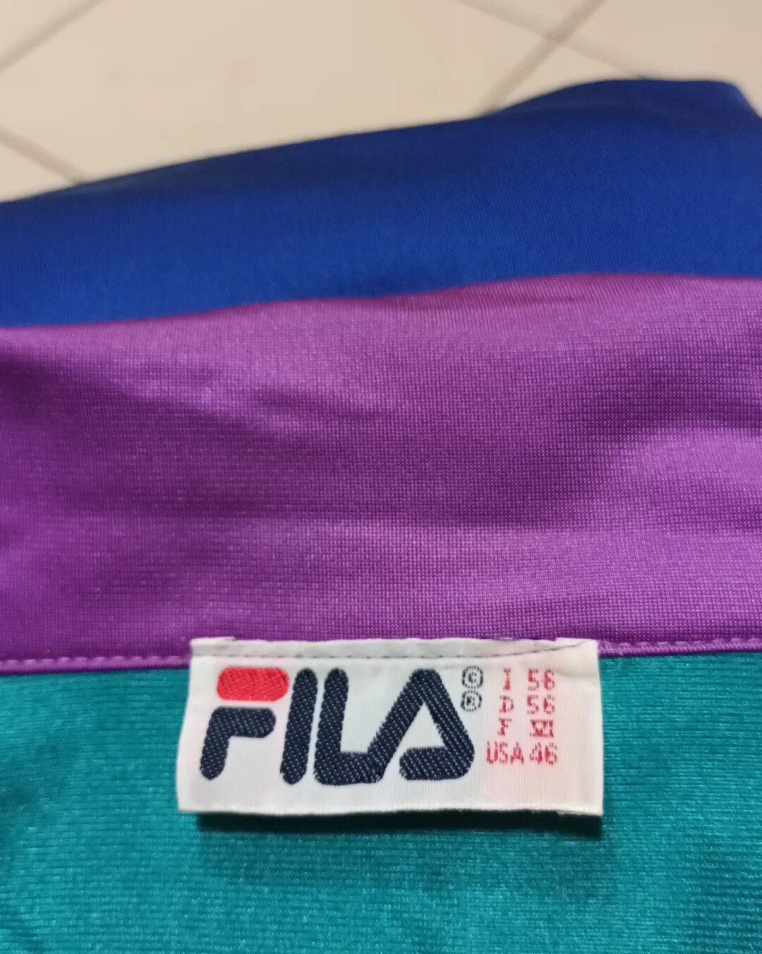 FILA vintage 80's tracksuit training jacket giacca anni '80