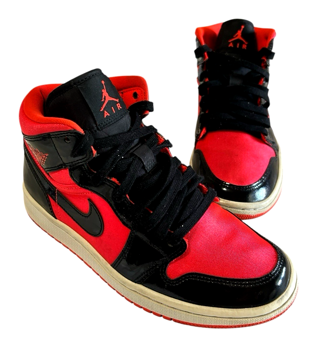 ★ Nike ★ Jordan AJ 1 Mid Bright Crimson (W) JORDAN Women's Air 1 Mid BQ6472 600 - Shiekh